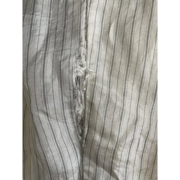 ZARA Basic Collection Jacket Women's Medium Moto Cotton Asymmetrical Zip Gray - Picture 4 of 9